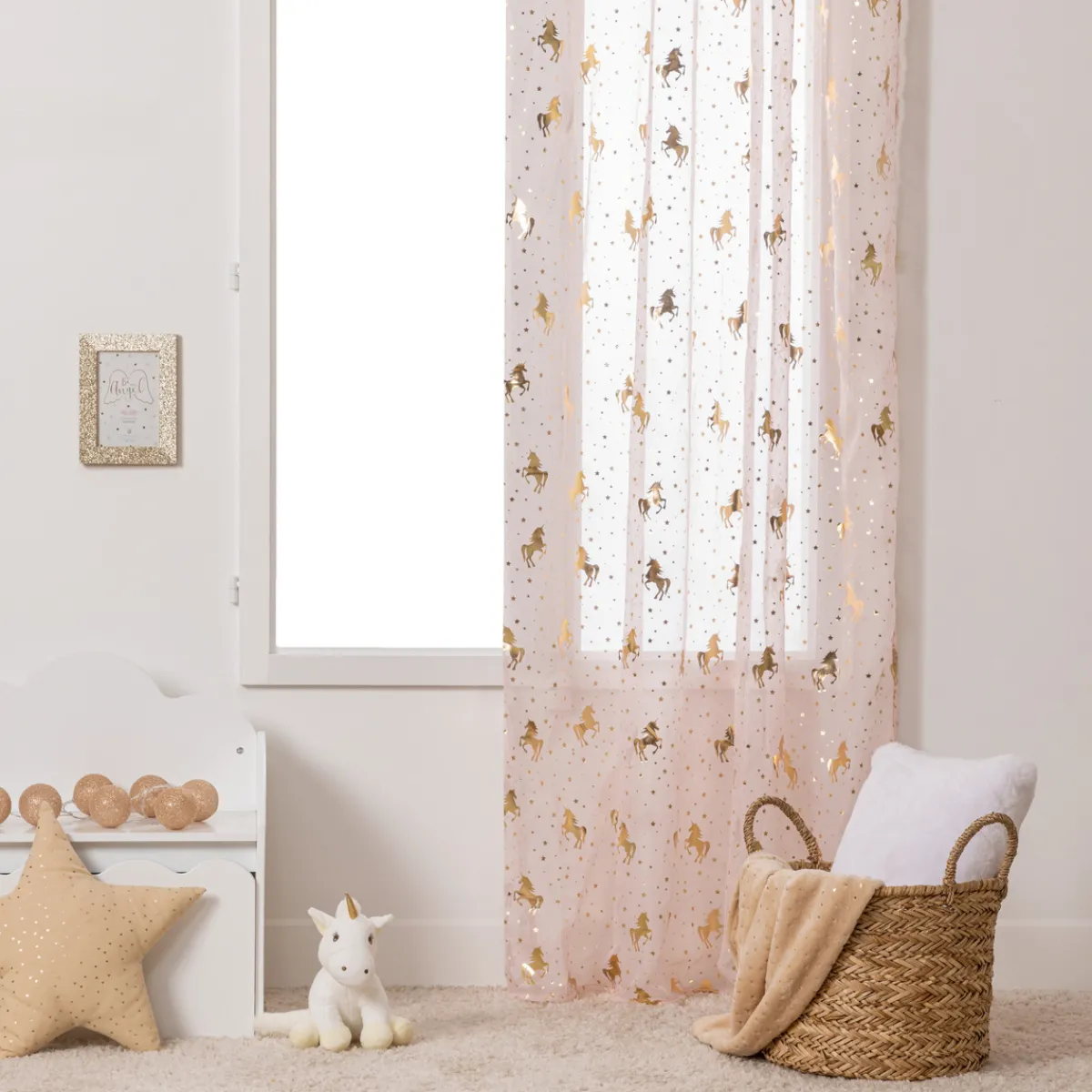 Voilage enfant "Licorne"*ATMOSPHERA New