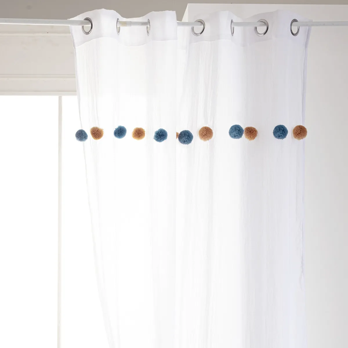 Voilage enfant "Pompons"*ATMOSPHERA Hot